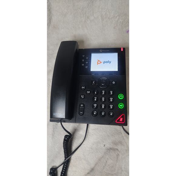 Polycom VVX 350 Black IP Display Speakerphone - Picture 3 of 8